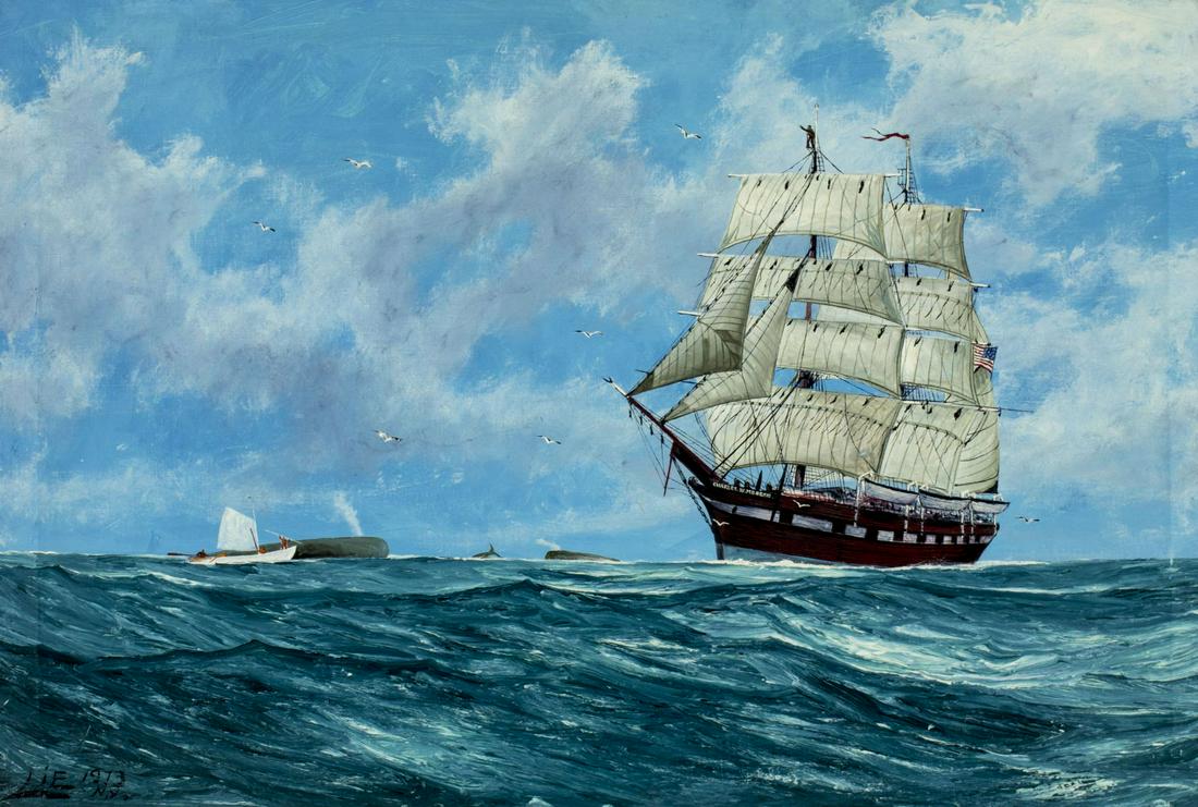 Robert Edmund Lee (NY,CA,Norway,1899-1980) oil painting (1 of 10)