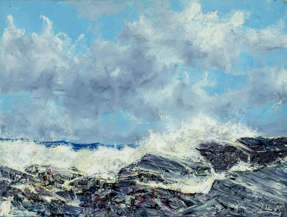 Robert Edmund Lee (NY,CA,Norway,1899-1980) oil painting (1 of 10)