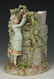 Antique Rudolstadt Ernst Bohne Sohne Figurine Vase Girl