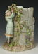 Antique Rudolstadt Ernst Bohne Sohne Figurine Vase Girl - 2