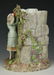 Antique Rudolstadt Ernst Bohne Sohne Figurine Vase Girl - 3