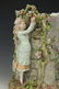 Antique Rudolstadt Ernst Bohne Sohne Figurine Vase Girl - 7