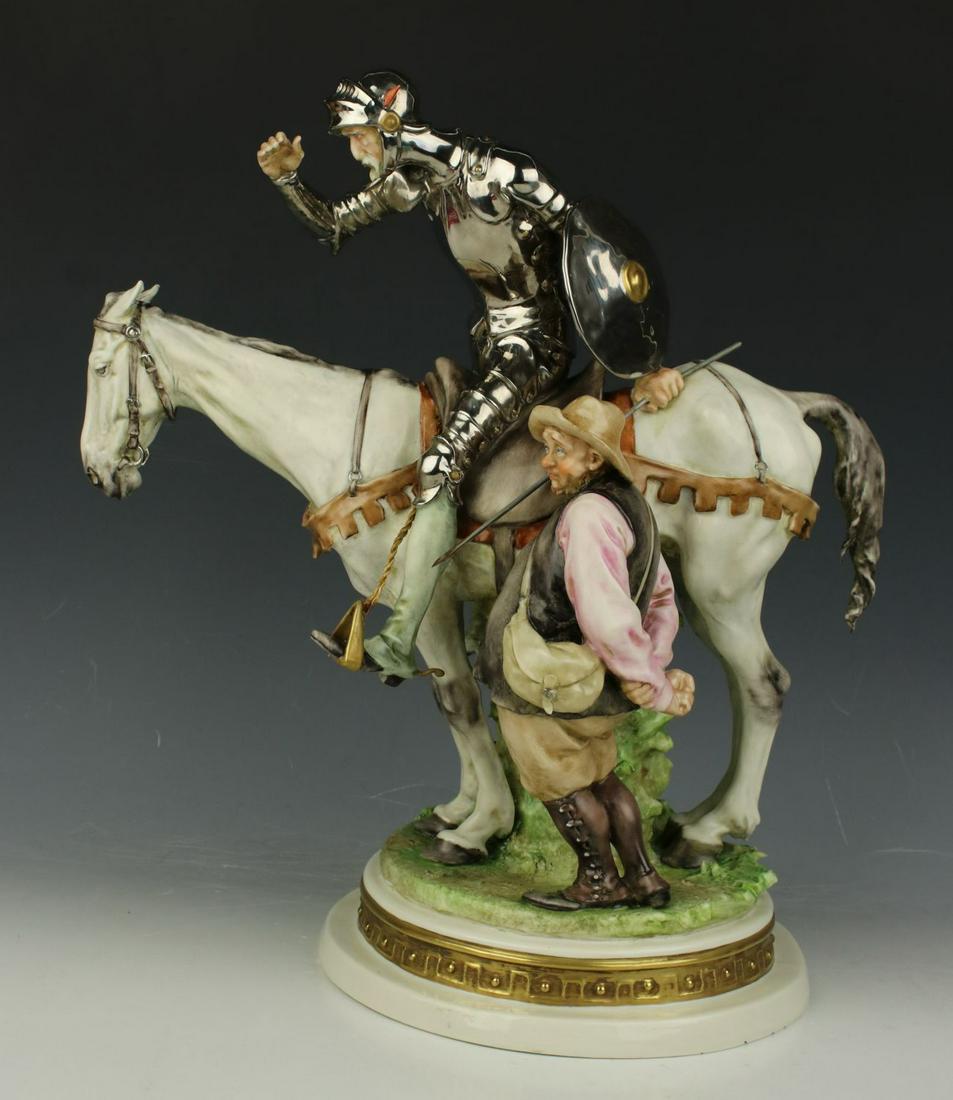 Capodimonte Giuseppe Cappe Figurine "Don Quixote" (1 of 10)