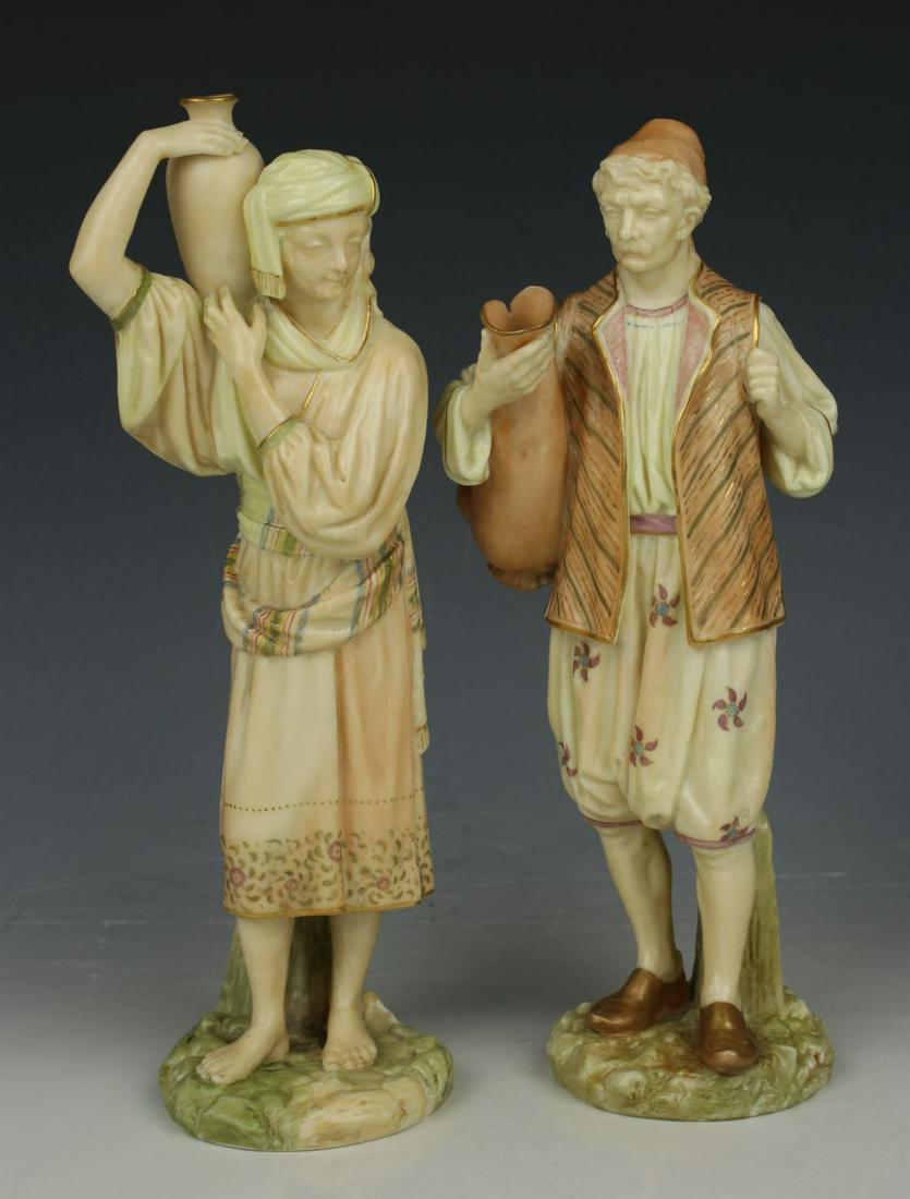 19C Royal Worcester figurines 1206 "Eastern Water (1 of 10)