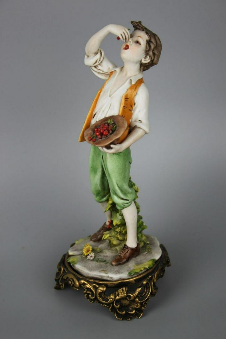Capodimonte Benacchio Figurine Boy Eating Cherries (1 of 10)