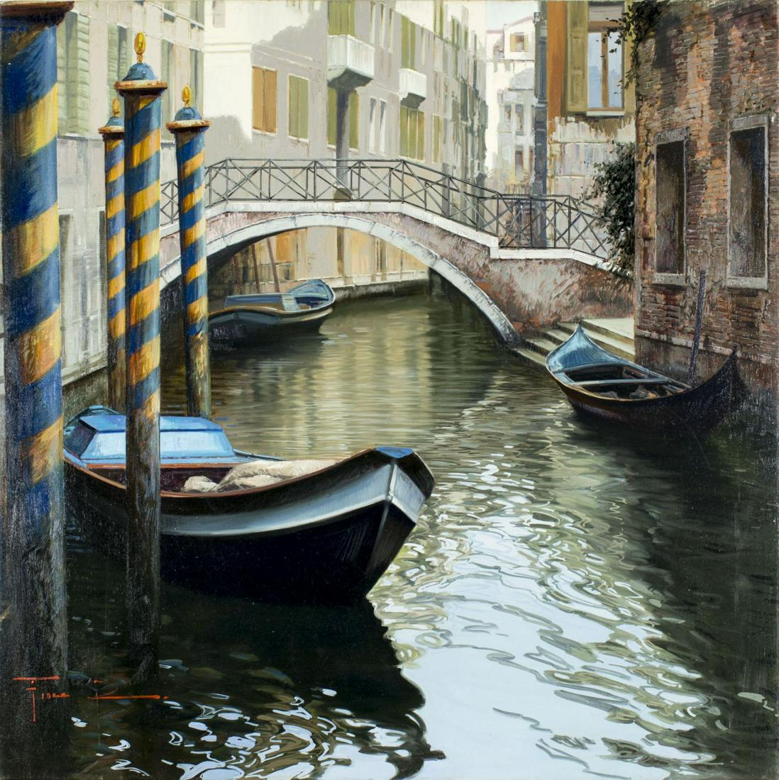 Raffaele Fiore (Italy,born 1961) oil painting (1 of 10)