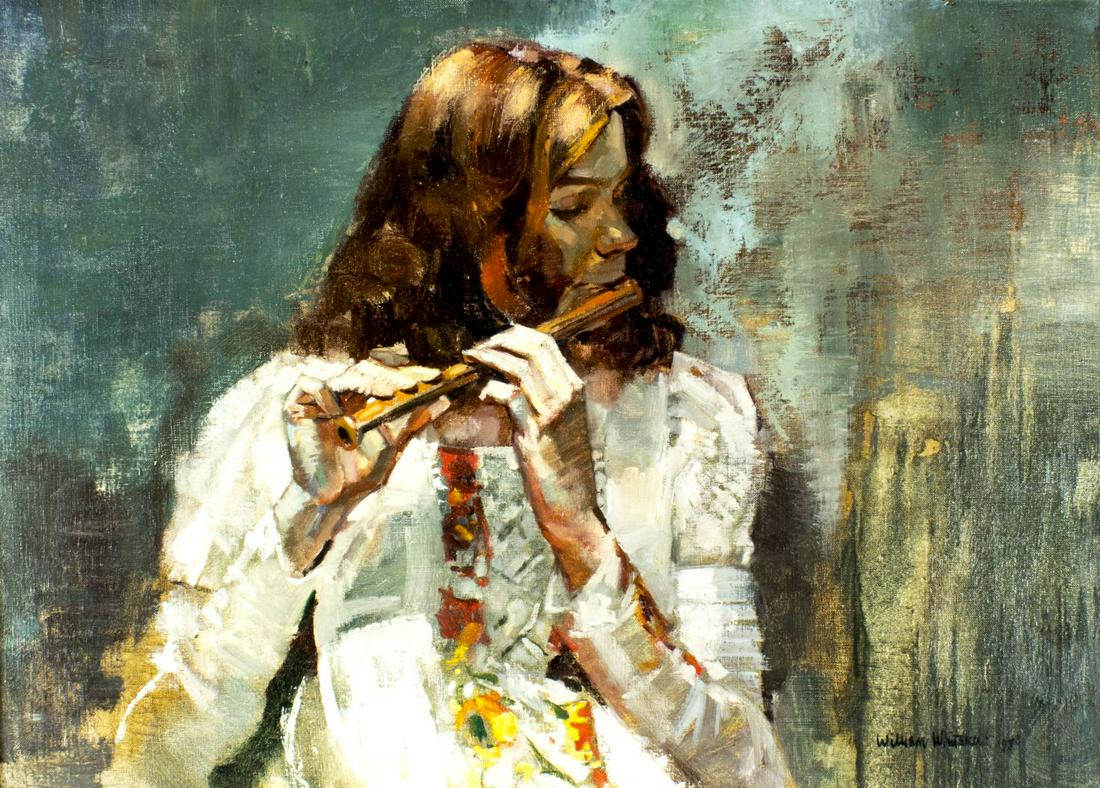 William Whitaker (Utah,b 1943) oil painting (1 of 12)