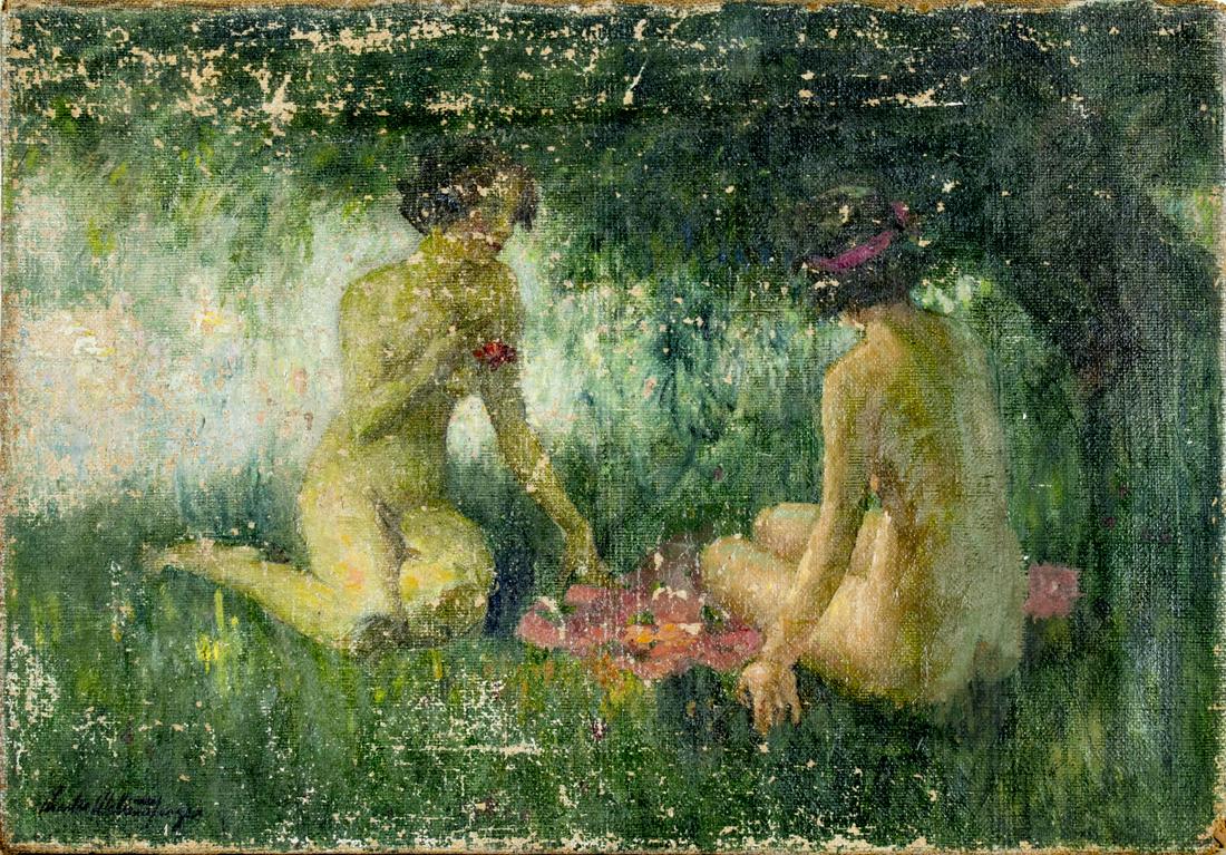 Charles Waltensperger (MI,Dutch,1870-1931) oil painting (1 of 10)