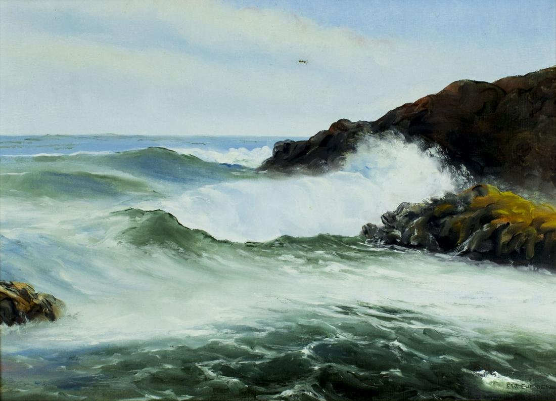 Frank Cuprien (German,CA,NY,1871-1948) oil painting (1 of 12)