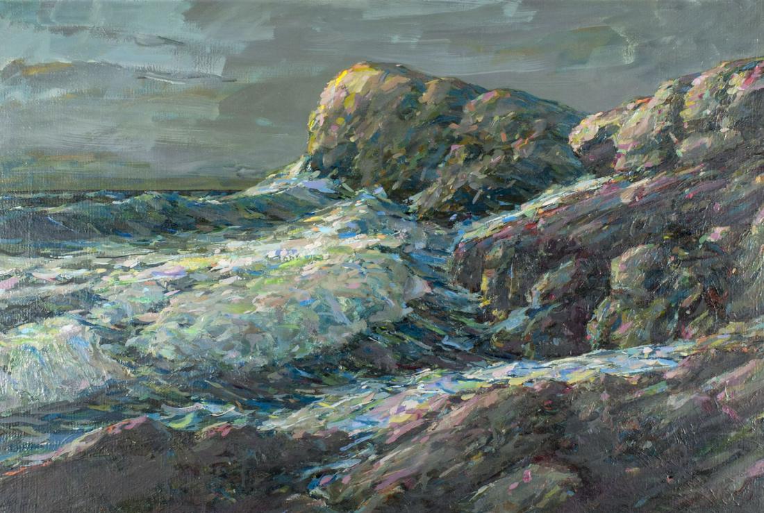 Karl Schmidt (MA,CA,CT,1890-1962) oil painting (1 of 12)