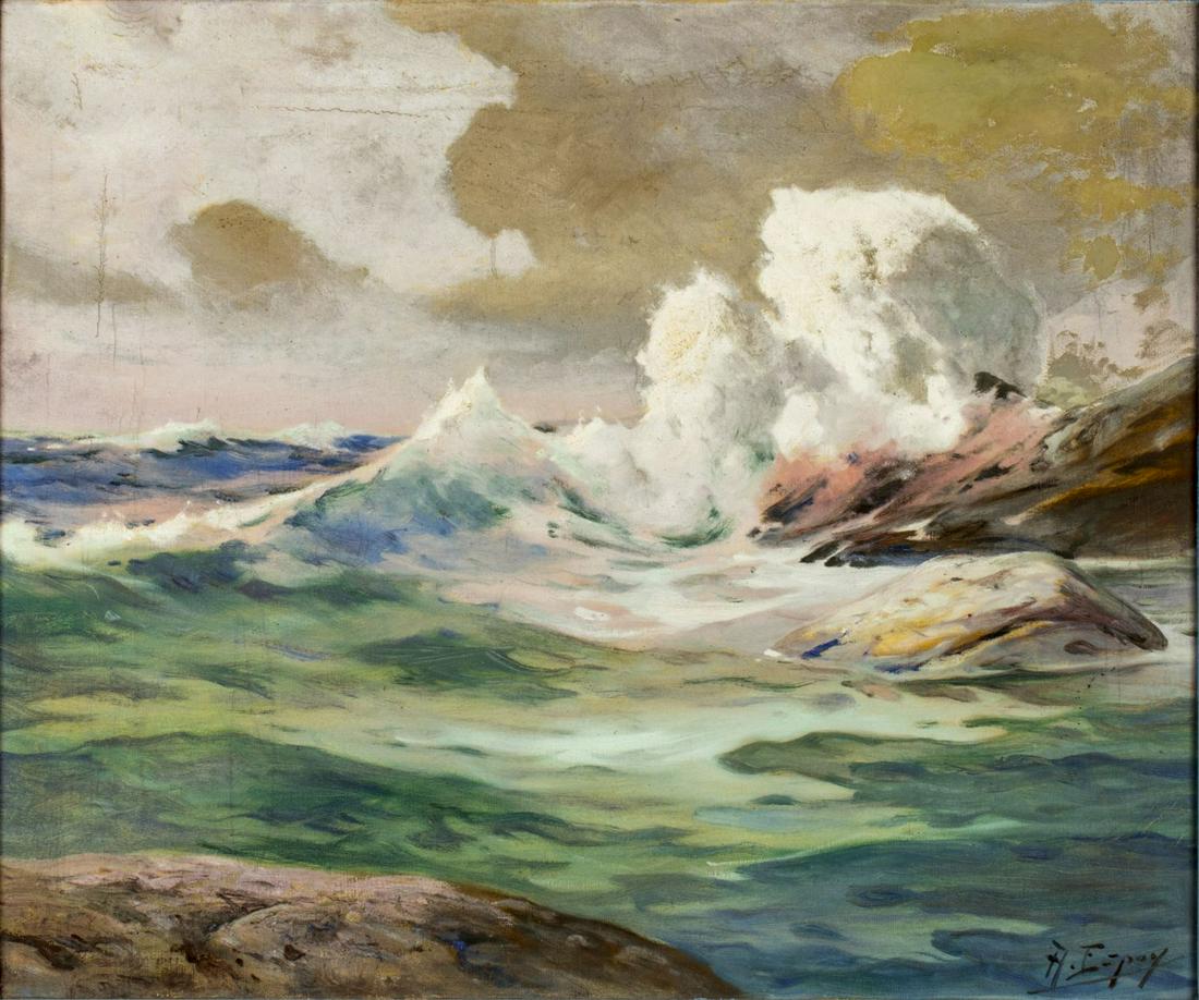 Angel Espoy (CA,1879-1963) oil on canvas (1 of 10)