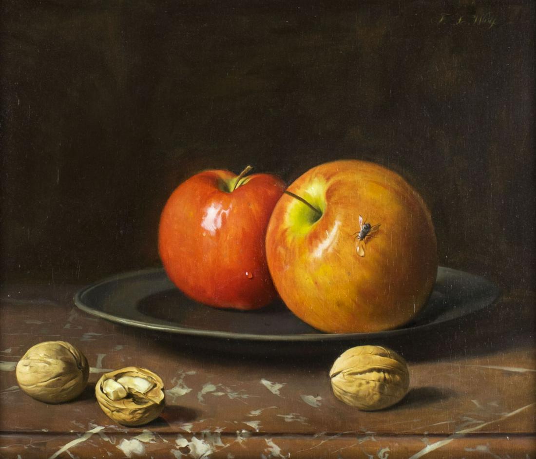 Franz Xaver Wolf (Austria,1896-1989) oil painting (1 of 12)