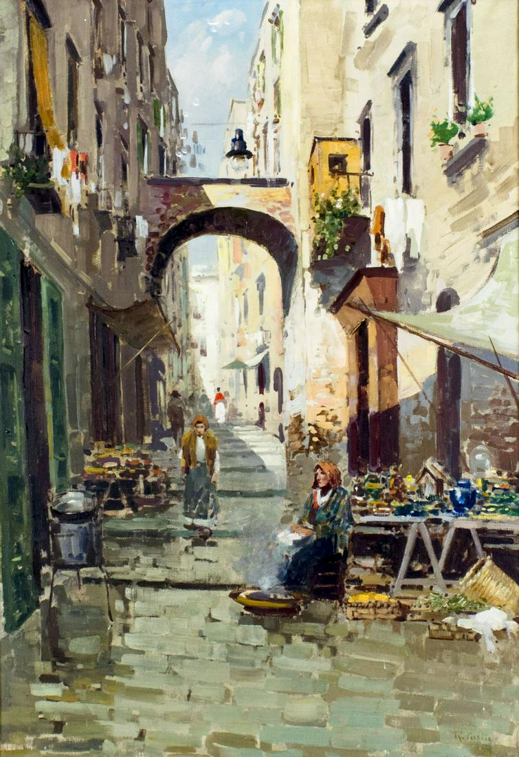 R Costa (Italy,19/20C) oil painting antique (1 of 17)