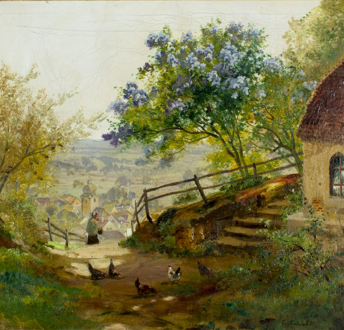 Emil Smidt (German,1878-1954) oil painting antique (1 of 10)