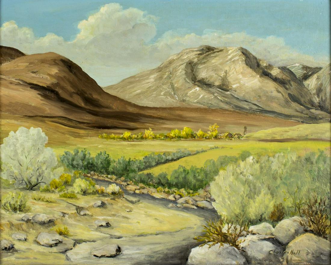 Charles L Hall (CA,mid 20C) oil painting (1 of 10)