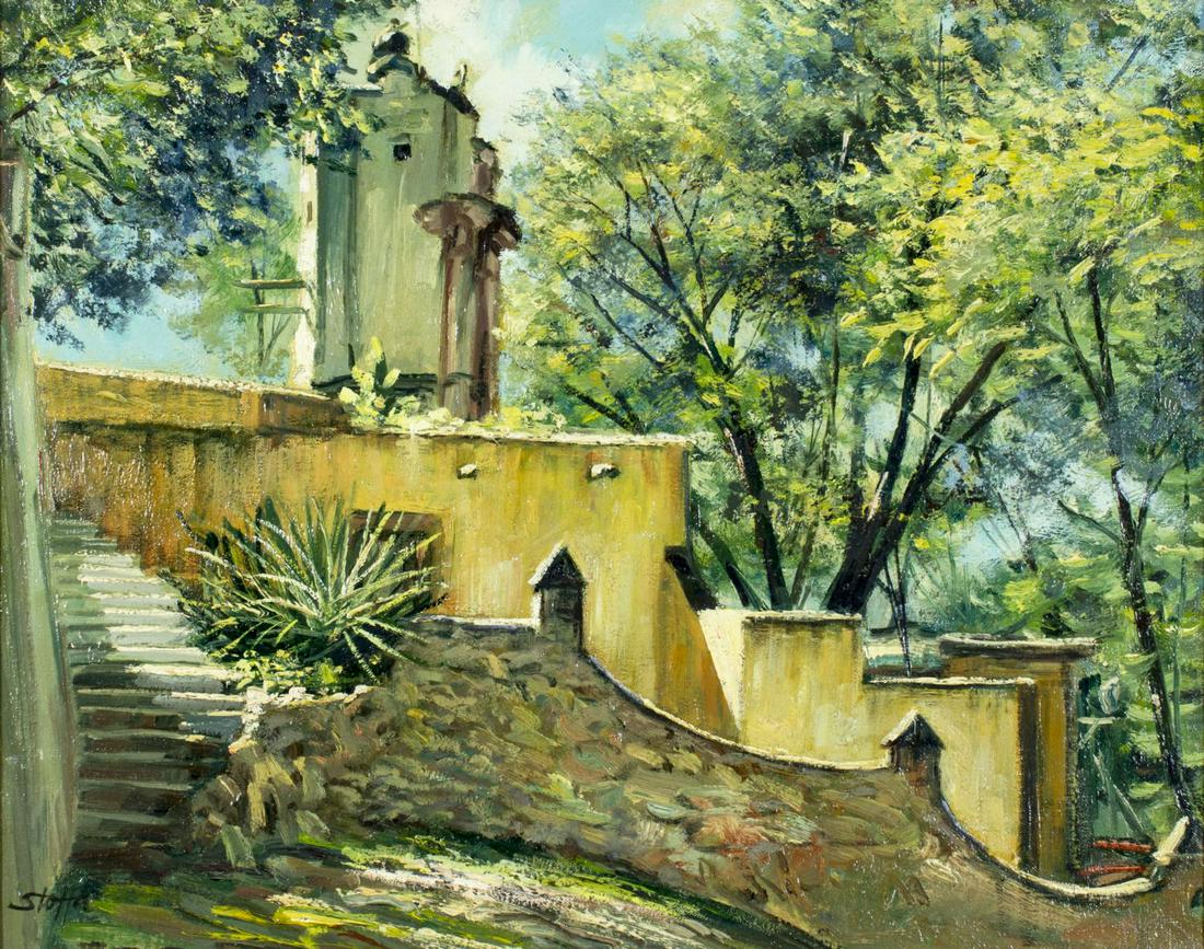 Michael Stoffa (Czech,MA,1923-2001) oil painting (1 of 10)