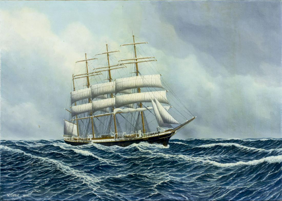 W Gottert (German,US,mid 20C) oil painting (1 of 10)