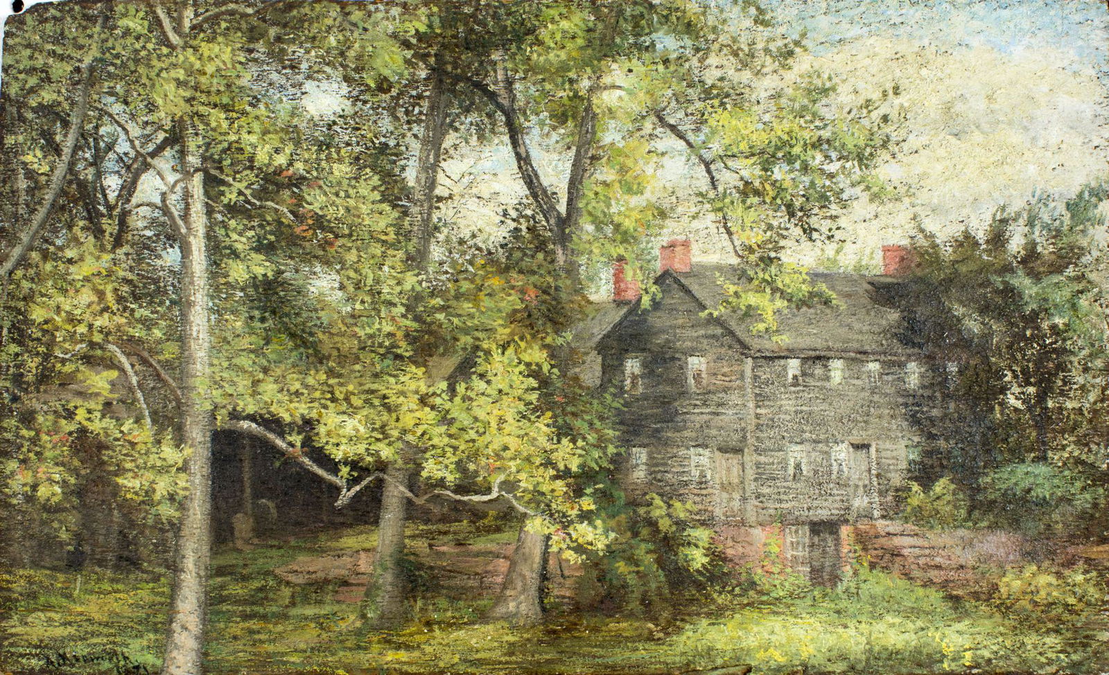 Alfred Hepworth (US,mid 20C) oil painting (1 of 12)