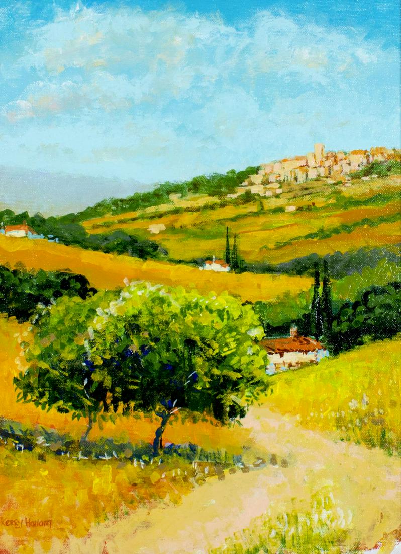 Kerry Hallam (MA,UK,born 1937) oil painting (1 of 12)
