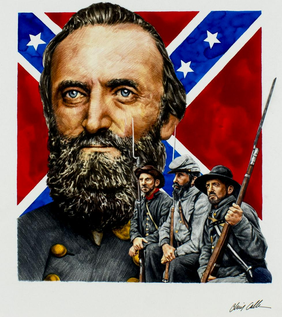 Chris Calle (US,born 1961) mixed media painting (1 of 12)