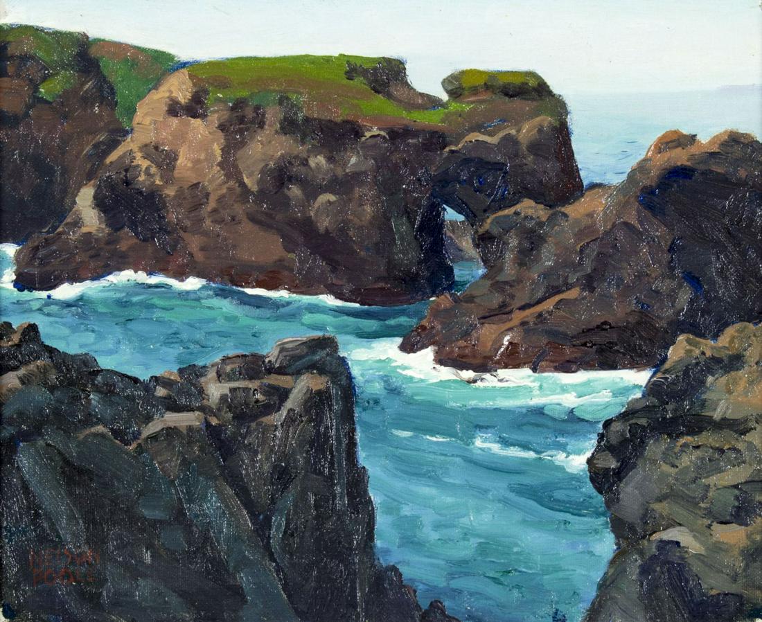 Horatio Nelson Poole (CA,HI,NJ,1884-1949) oil painting (1 of 11)