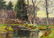 Edmund Case (MA,CT,1844-1919) oil painting antique