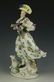 19C Meissen Figurine "Lady with Flowers and Sheep" - 3