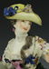 19C Meissen Figurine "Lady with Flowers and Sheep" - 5
