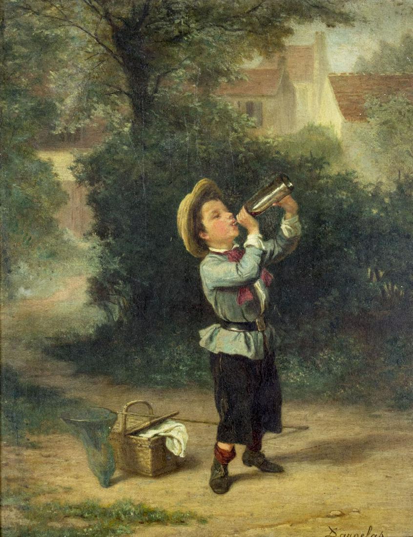 Andre Henri Dargelas (French,1828-1906) oil painting (1 of 12)