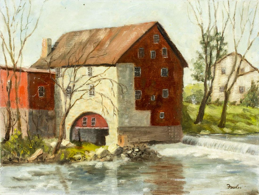 Doris Fowler (SC,20C) oil painting (1 of 12)