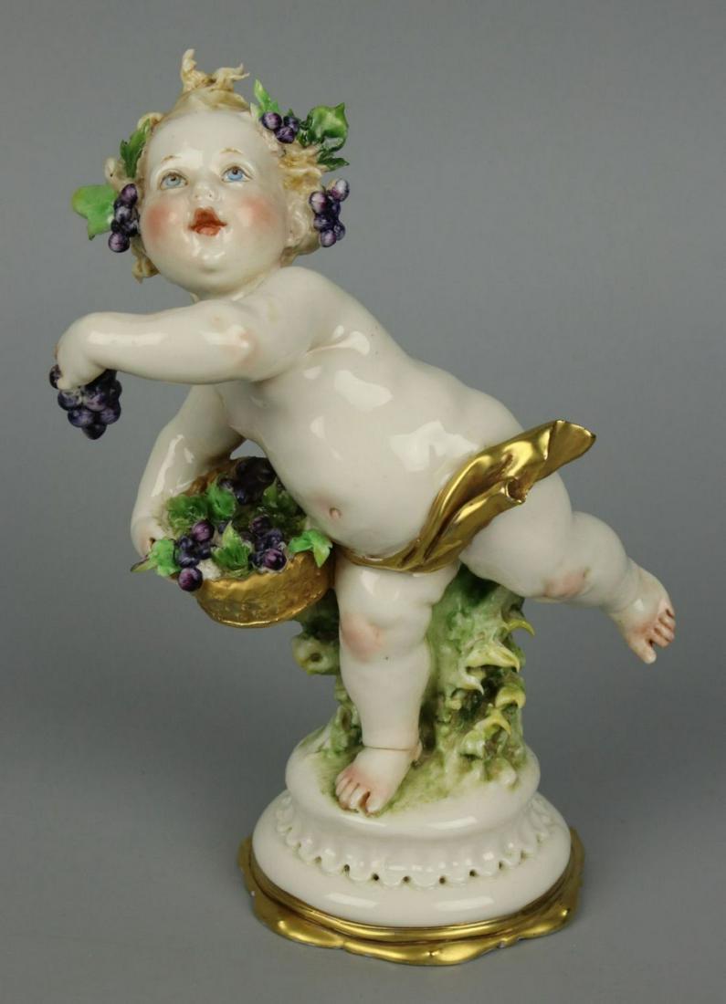 Capodimonte Giuseppe Cappe Figurine Autumn (1 of 4)
