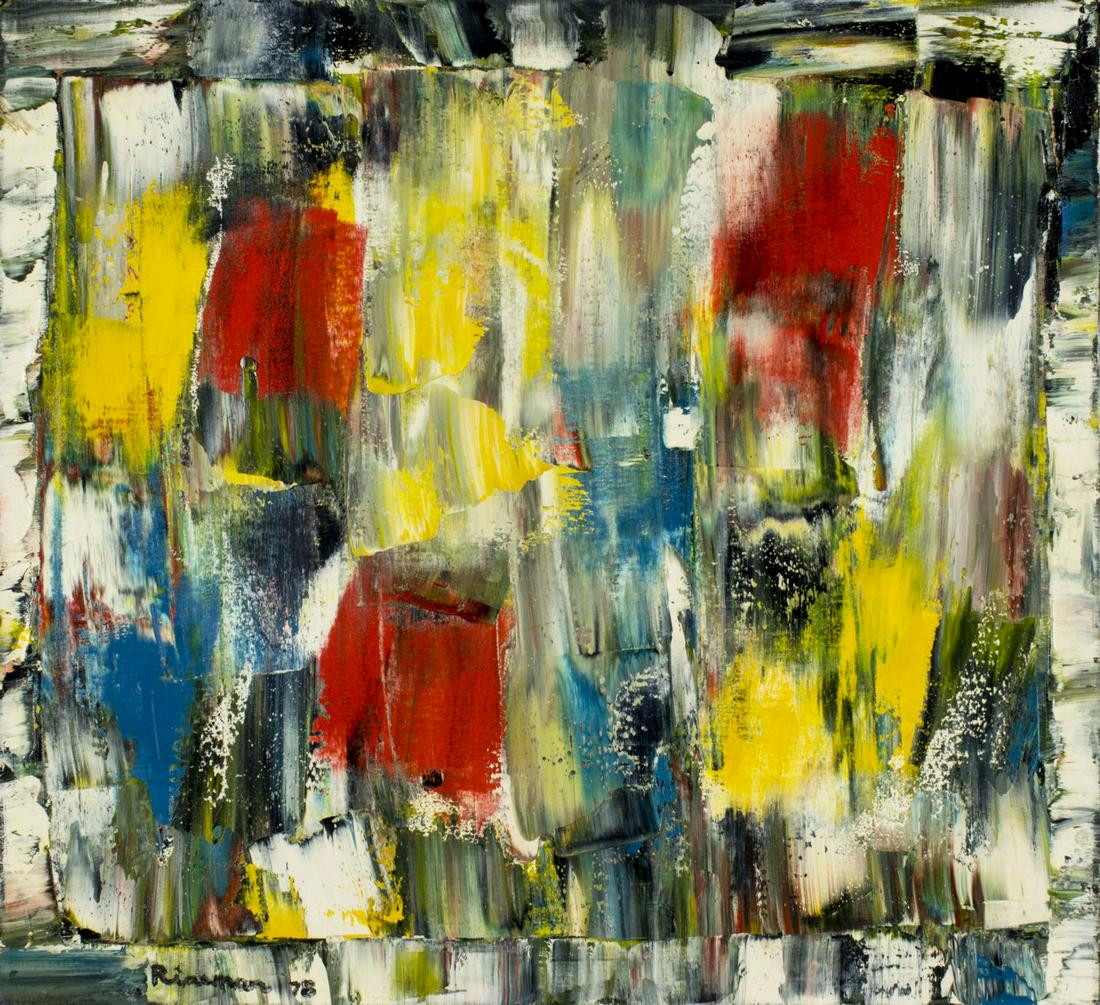 Marion Riseman (CT,FL,1928-2010) oil painting (1 of 10)