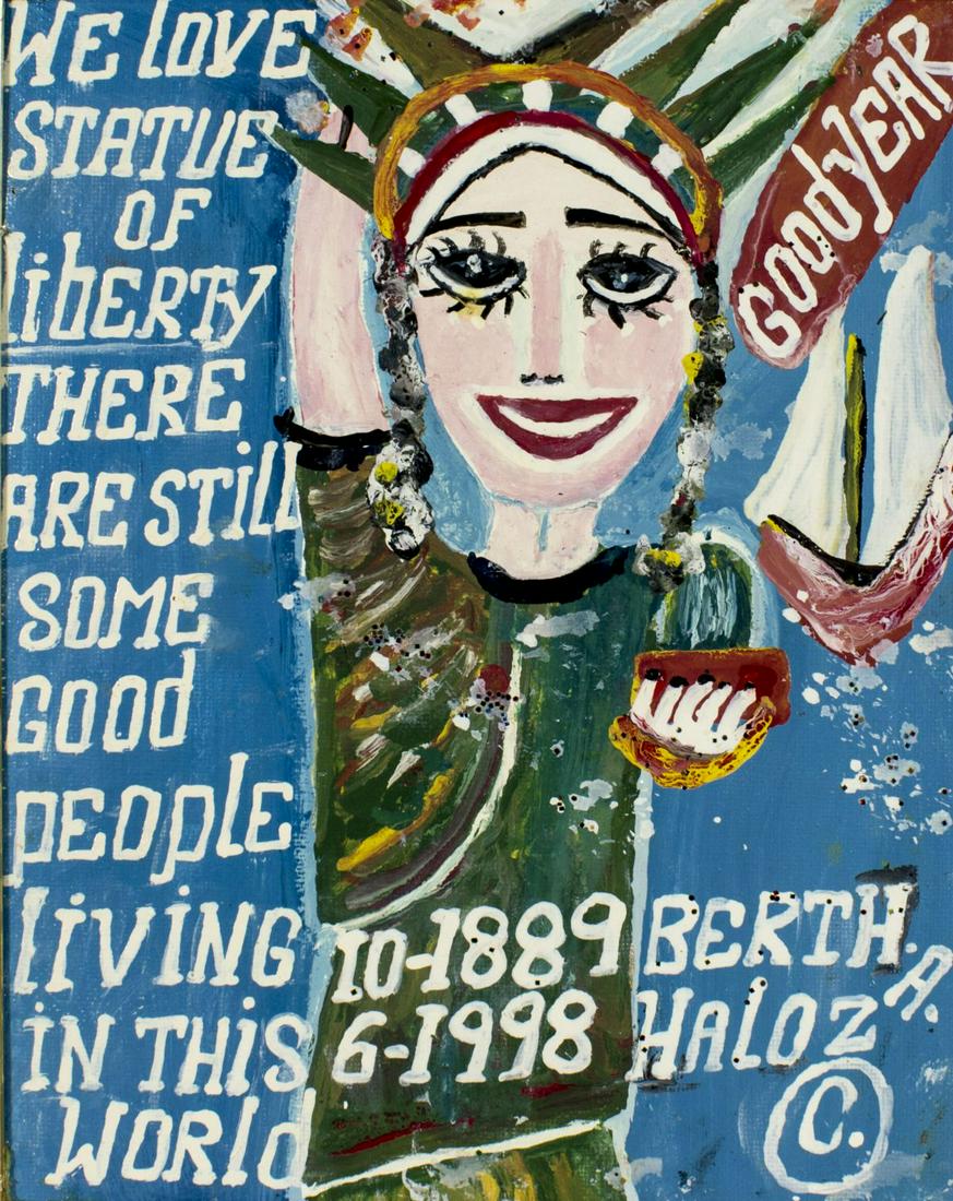 Bertha Halozan (NY,Austria,1917-2004) oil painting (1 of 10)