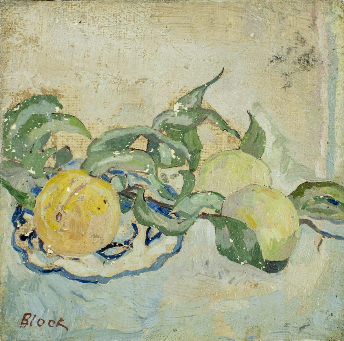 Irving Alexander Block (CA,1910-1986) oil painting (1 of 11)