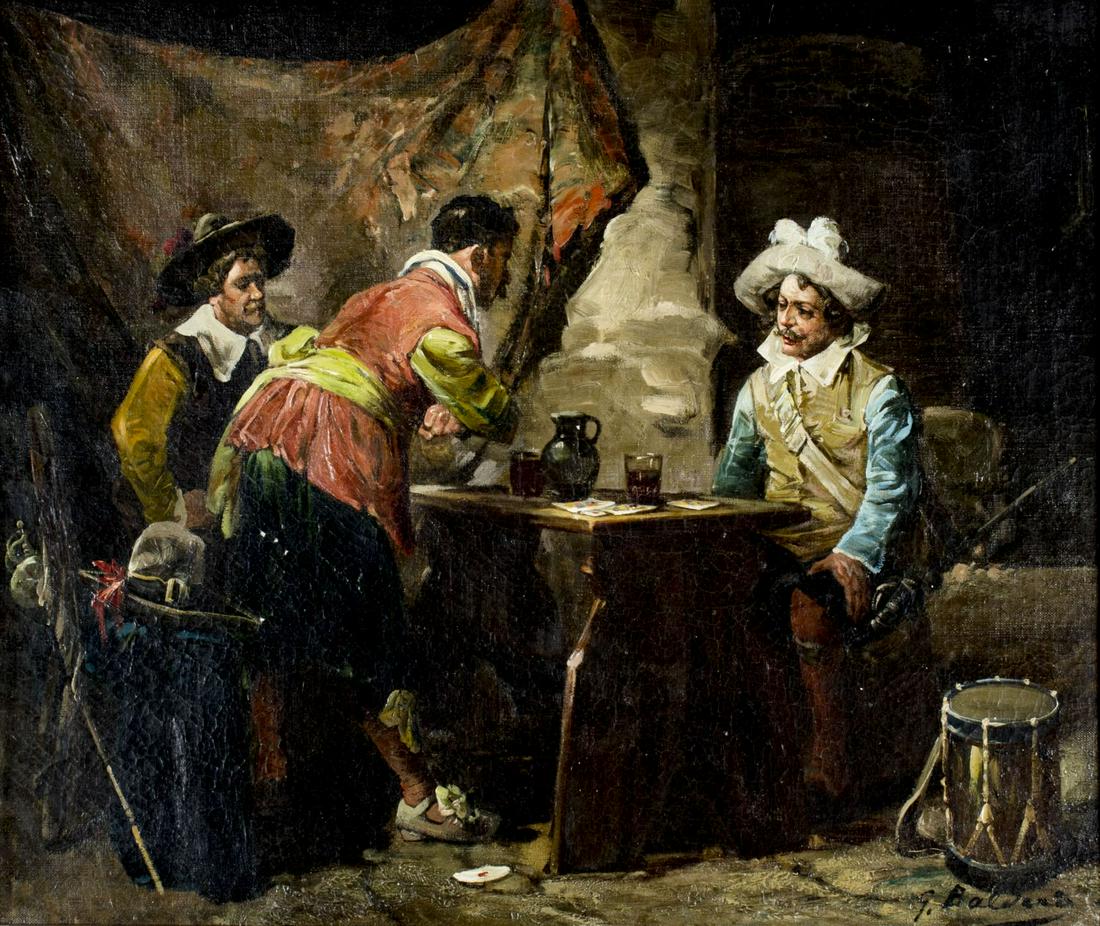 Luigi Giorgio Baldero (Italy,19/20C) oil painting (1 of 10)