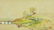 William Bicknell (MA,1860-1947) watercolor painting - 5