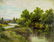 Antique Austrian Landscape oil painting signed