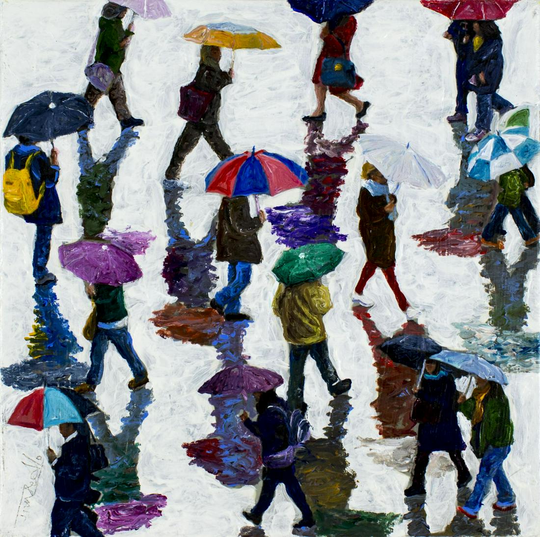 Jim Zwadlo (NY,1949-2015) oil painting (1 of 12)