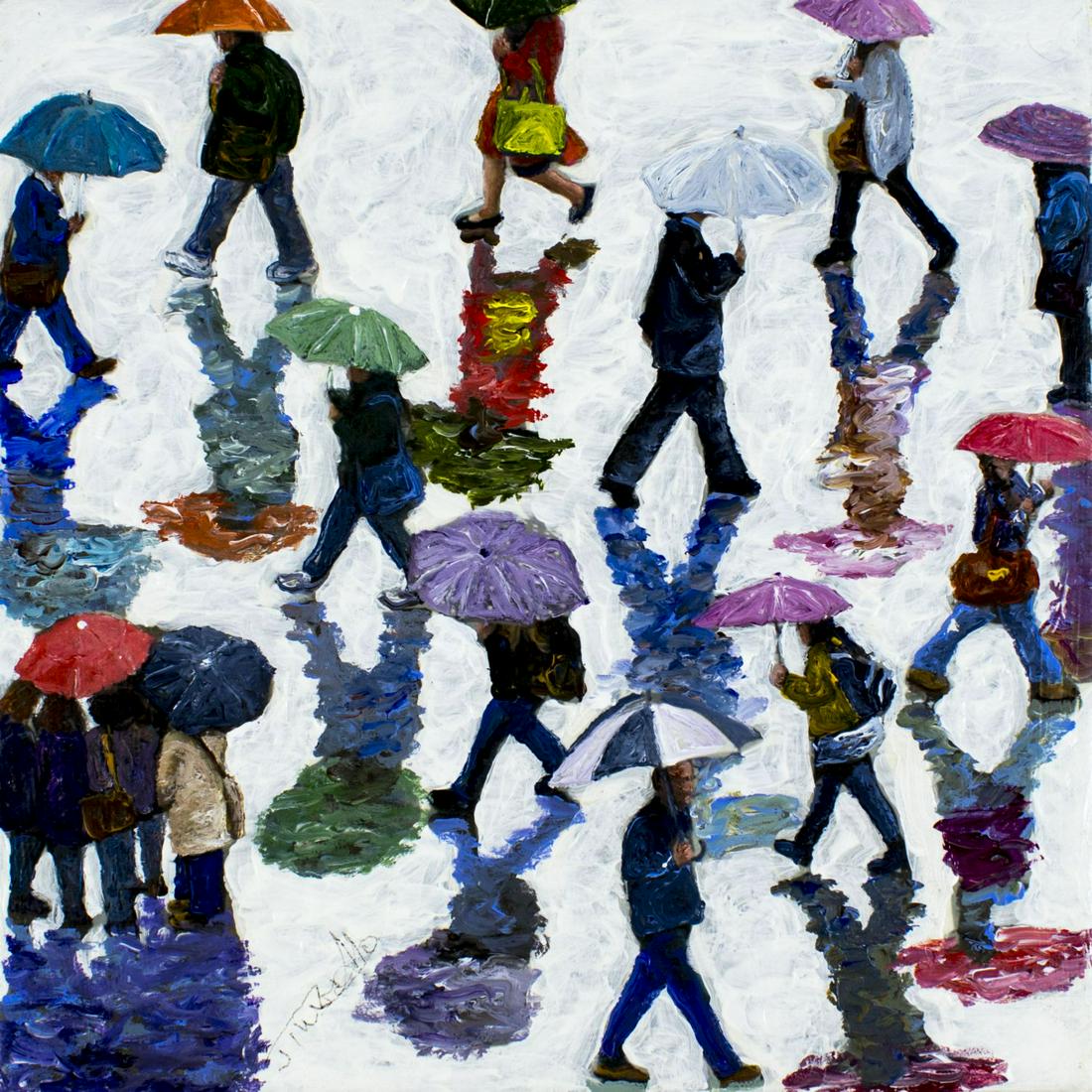 Jim Zwadlo (NY,1949-2015) oil painting (1 of 12)