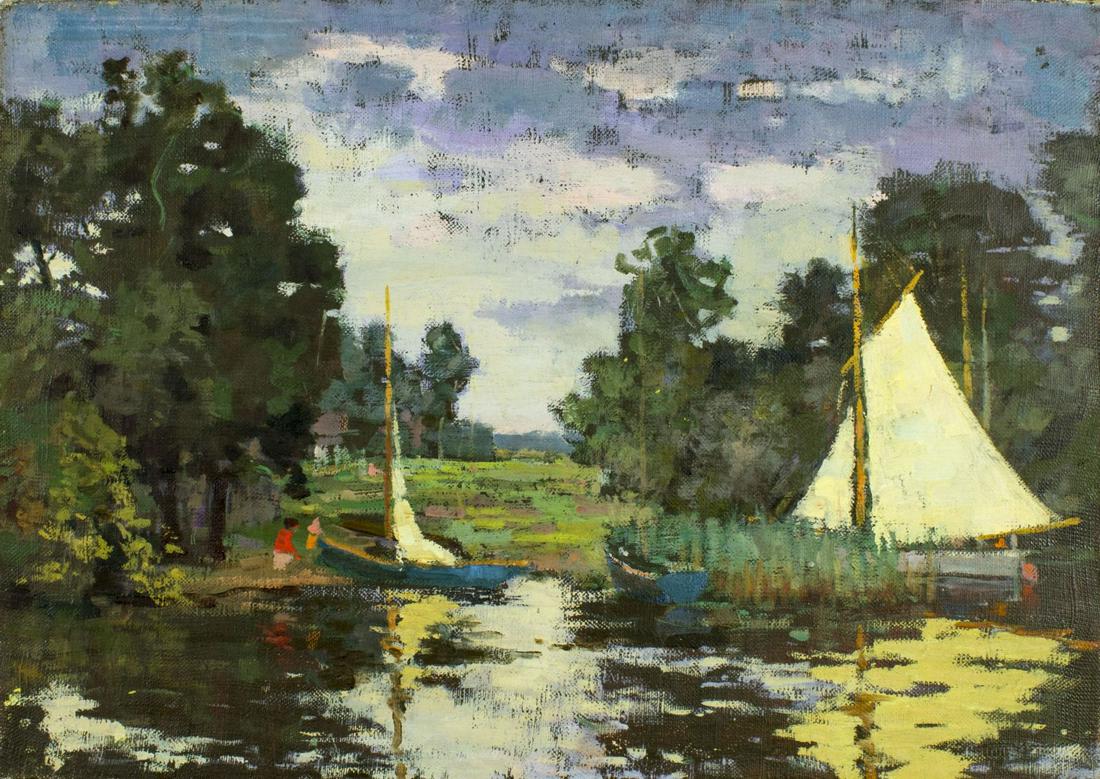 Nicolai Baranov (Russia,1929-2009) oil painting (1 of 12)