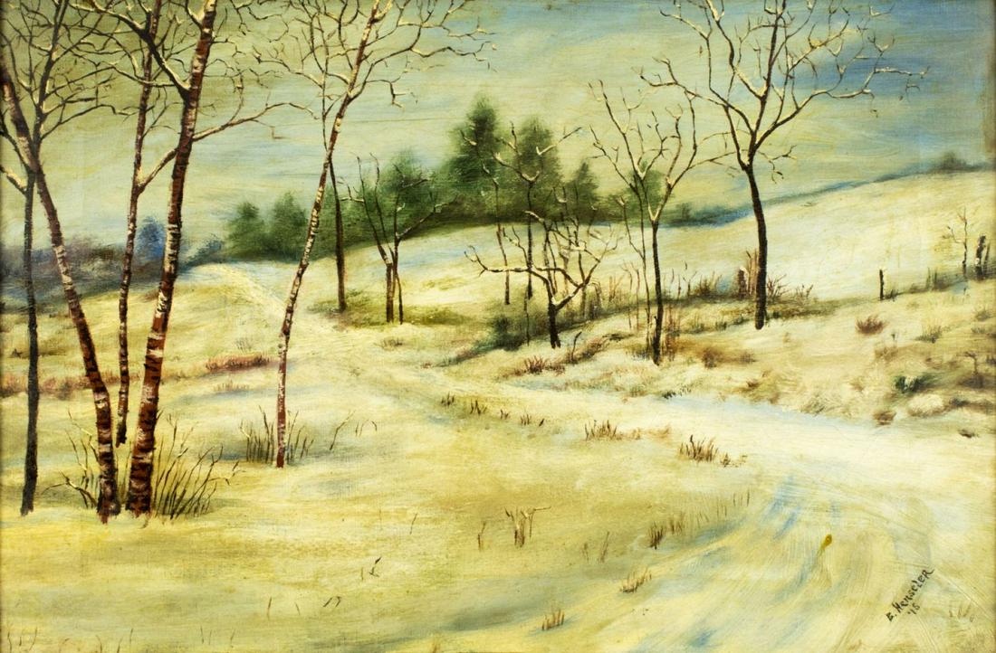 B. Henseler (Germany, ca. 1918) oil on canvas (1 of 10)