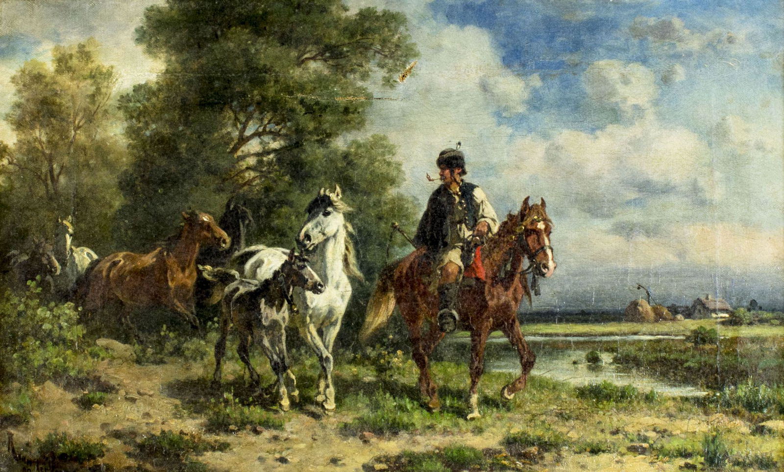 Adolf Van Der Venne (Austrian,German,1828-1911) oil (1 of 18)