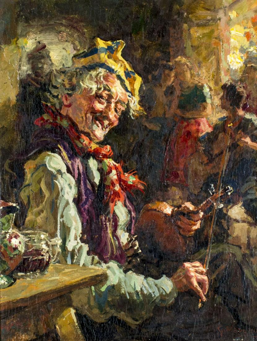 Giovanni Madonini (Italy,1915-1989) oil painting (1 of 12)