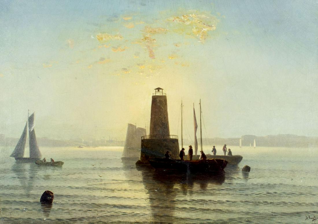 B Kreutzer (German,19C) oil painting antique (1 of 12)