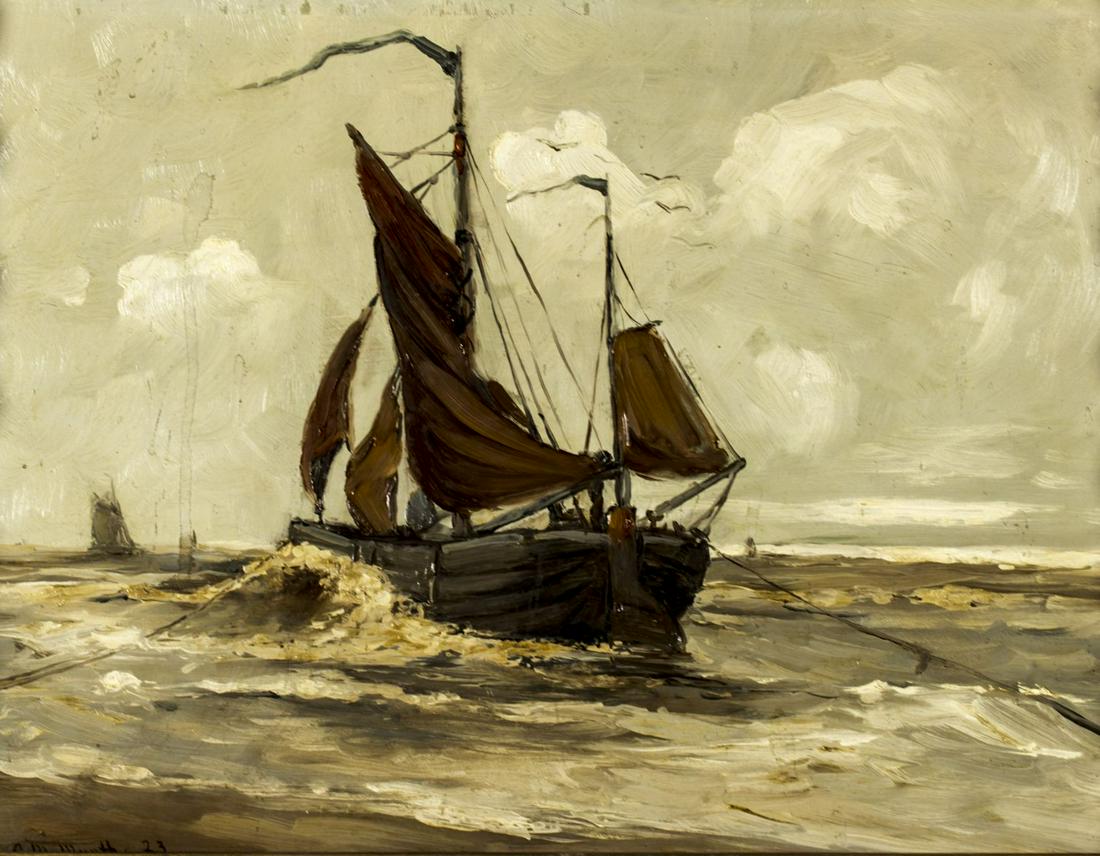 Gerhard Munthe (Dutch,German,1875-1927) oil on board (1 of 10)