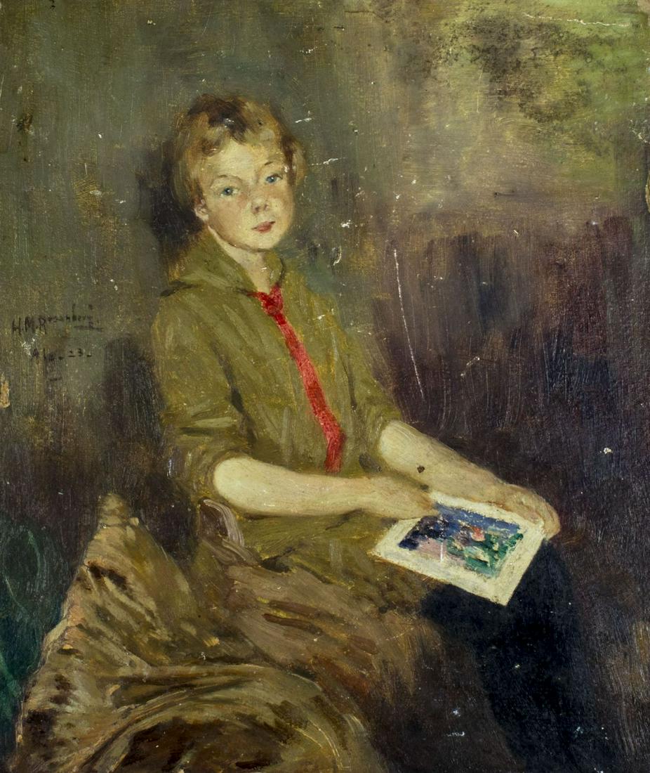 Henry Rosenberg (IL,NY,AL,NJ,1858-1947) oil painting (1 of 12)