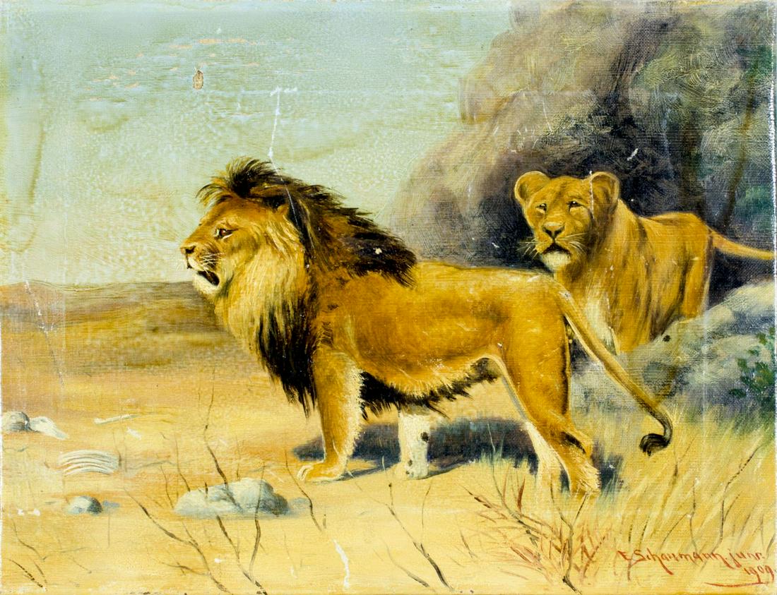 Ernst Schaumann (German,1890-1955) oil painting (1 of 12)