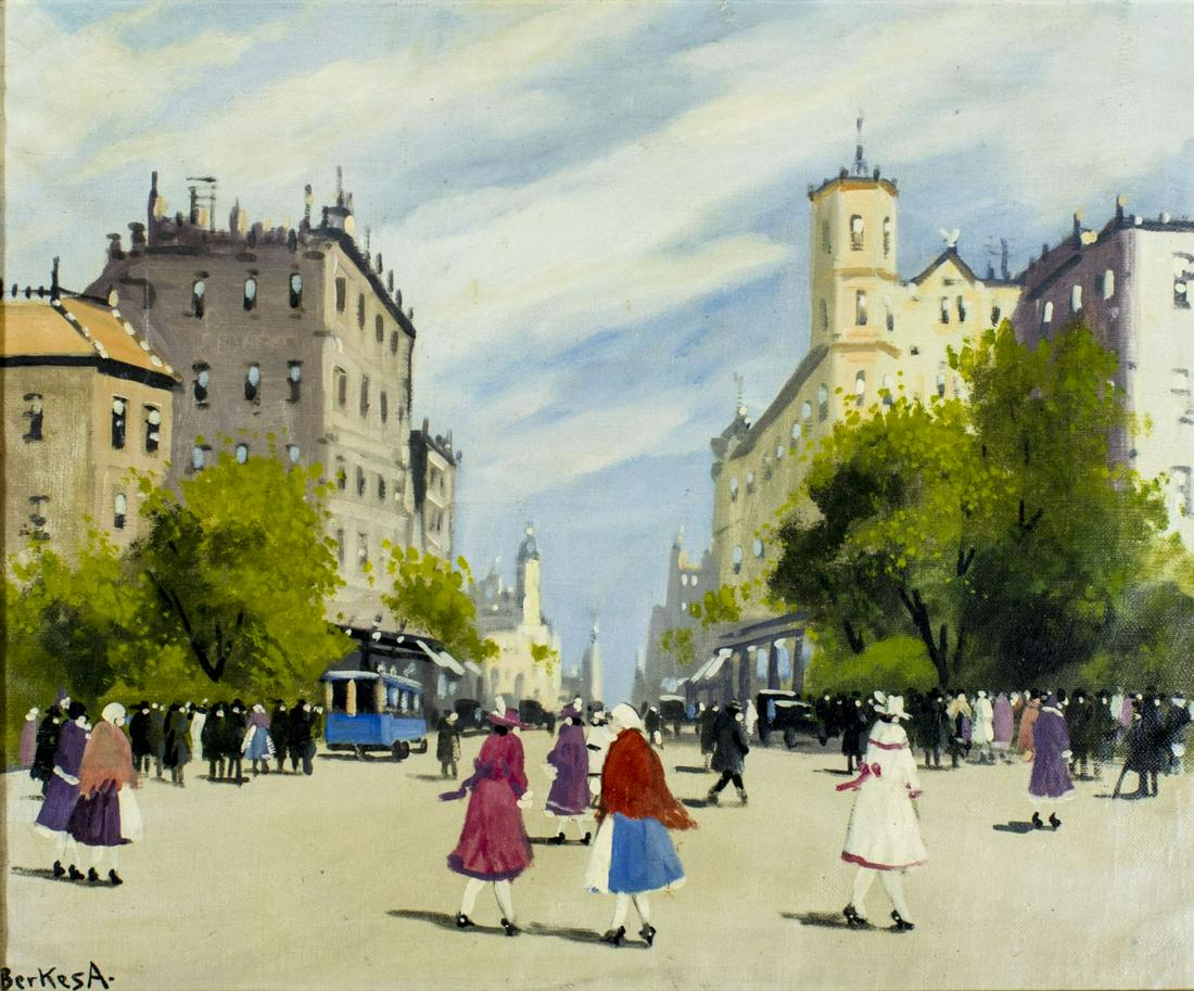 Antal Berkes (Hungary,1874-1938) oil painting (1 of 12)