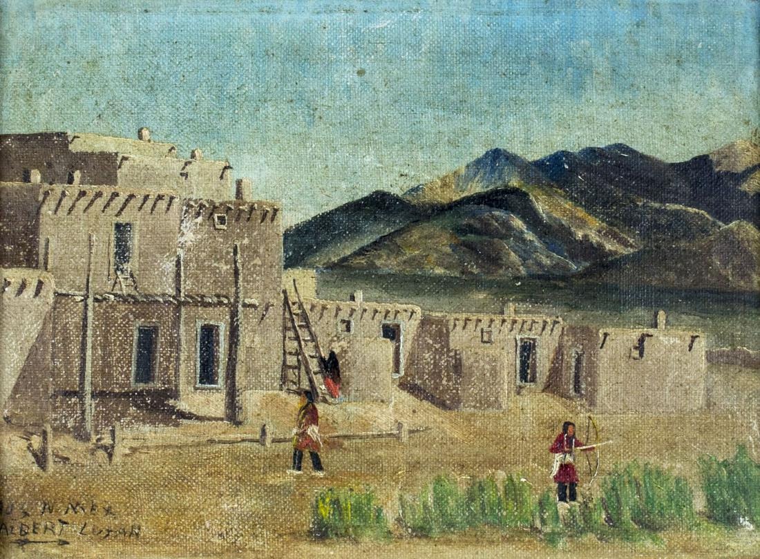 Weasel Arrow (NM,1892-1948) oil painting (1 of 12)