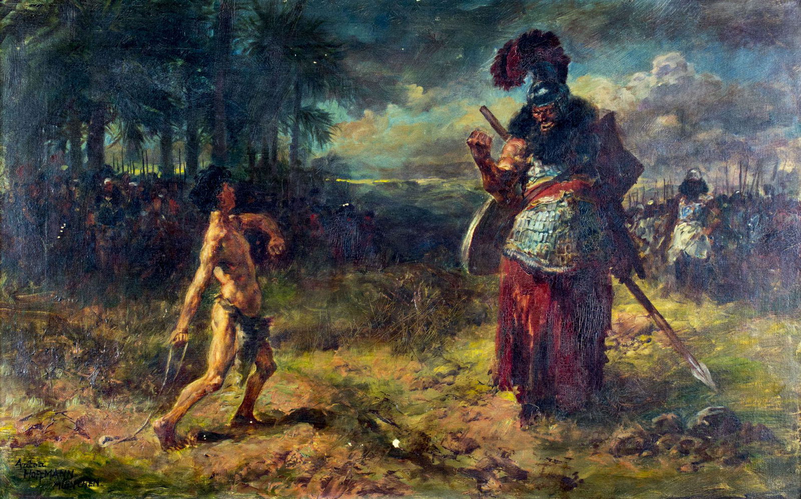 Anton Hoffmann (German,1863-1938) oil painting (1 of 10)